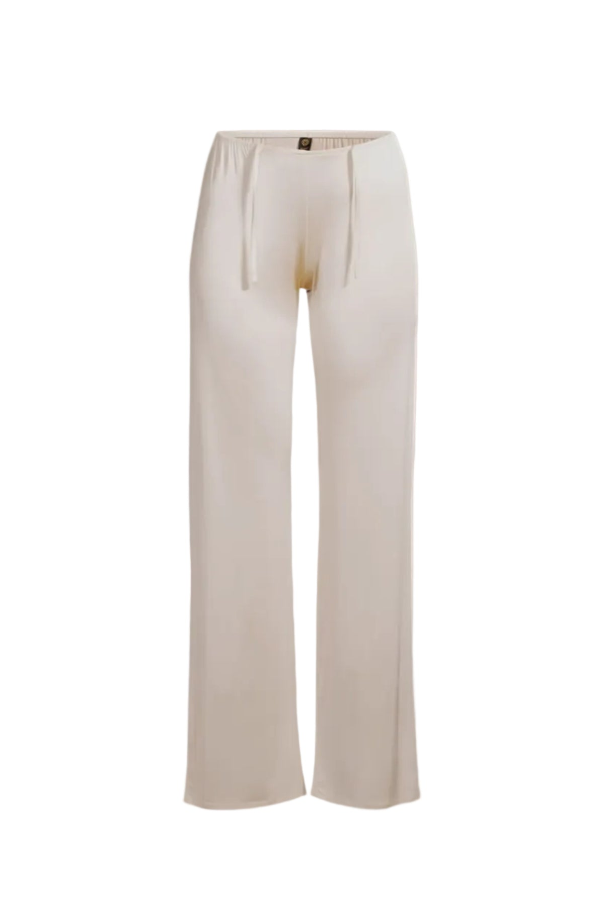 May wide-leg pajama pants in Champagne, elegant women’s loungewear by ChambresSweden.
