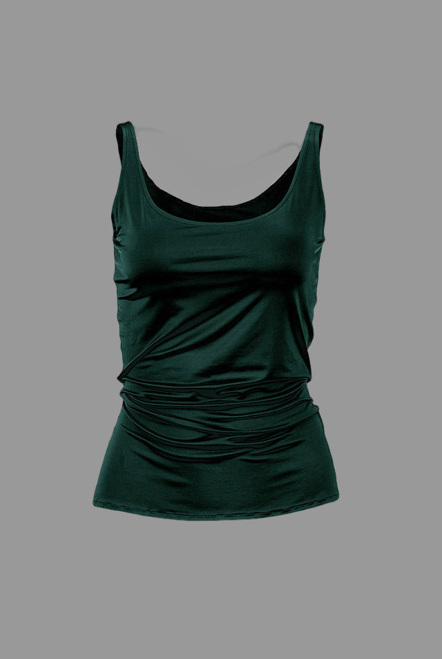 Green tank top Nina top by chambressweden