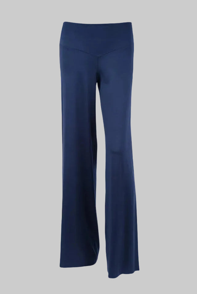 Navy blue wide-leg pants loungewear