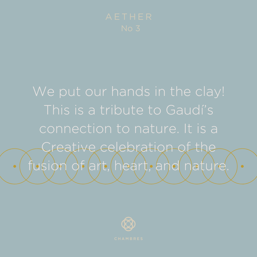 The Chambres Rings A Tribute to Gaudí’s connection to nature.