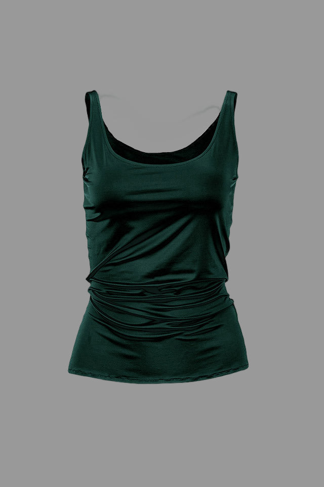 Green tank top Nina top by chambressweden