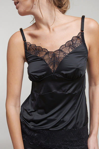 Eva Camisole black l Effortless Luxurious Comfort l ChambresSweden