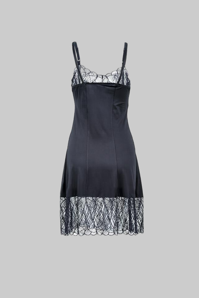 Karin lace dress black by Chambres Lingerie